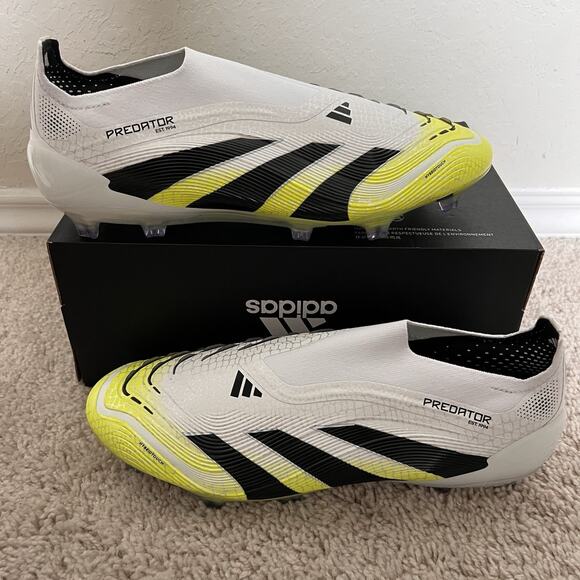 Adidas Predator Elite Laceless FG Soccer Cleats Radiant Blaze Sz 10.5 JI1075 New main image 6